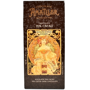 Amatller 70% chokolade - 70g